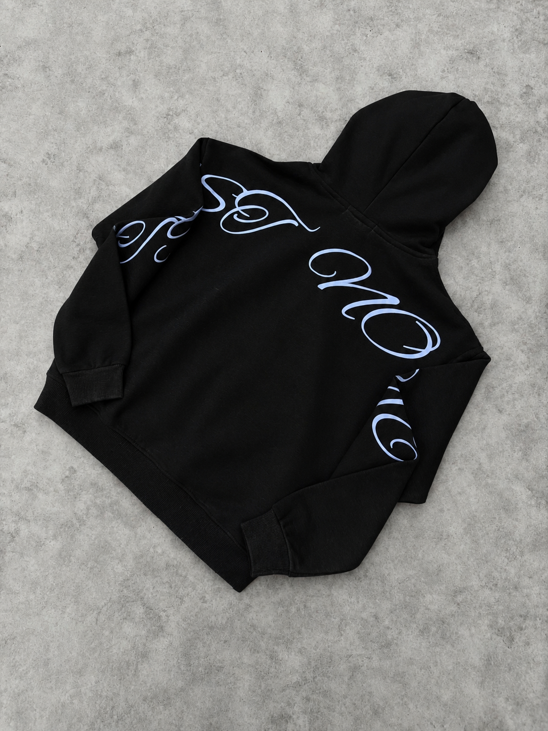 HEAVY WEIGHT ZIP "BLACK"