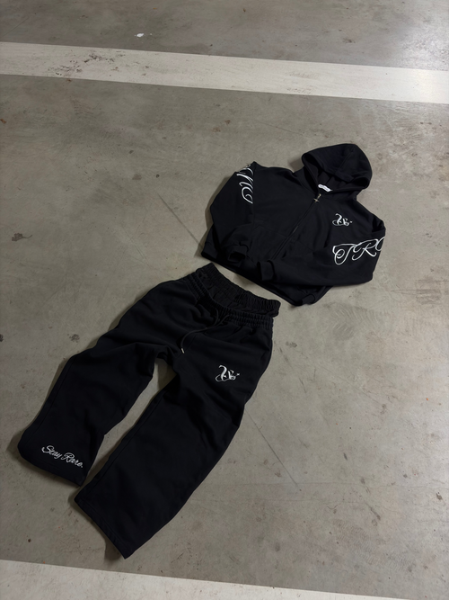 EMBROIDERED TRACKSUIT "BLACK"