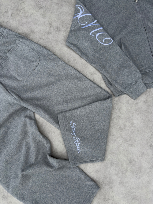 EMBROIDERED TRACKSUIT "GREY"