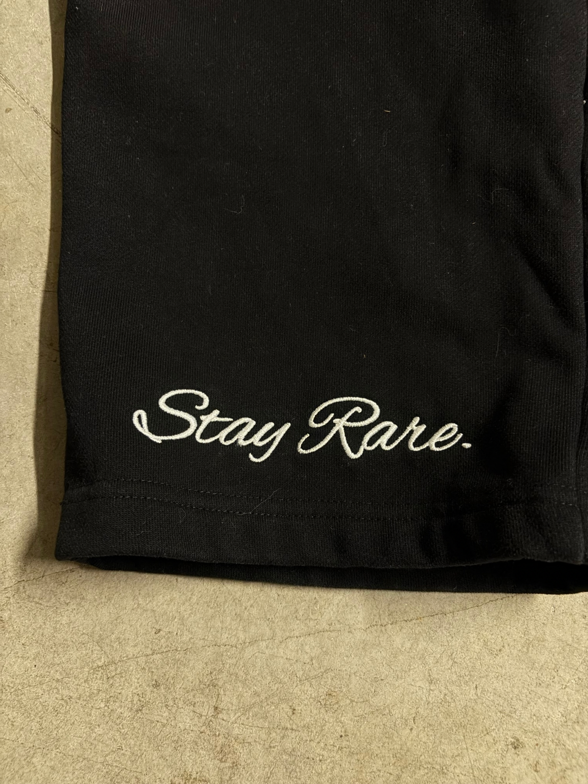 DOUBLE-WAISTED SWEATPANTS "BLACK"