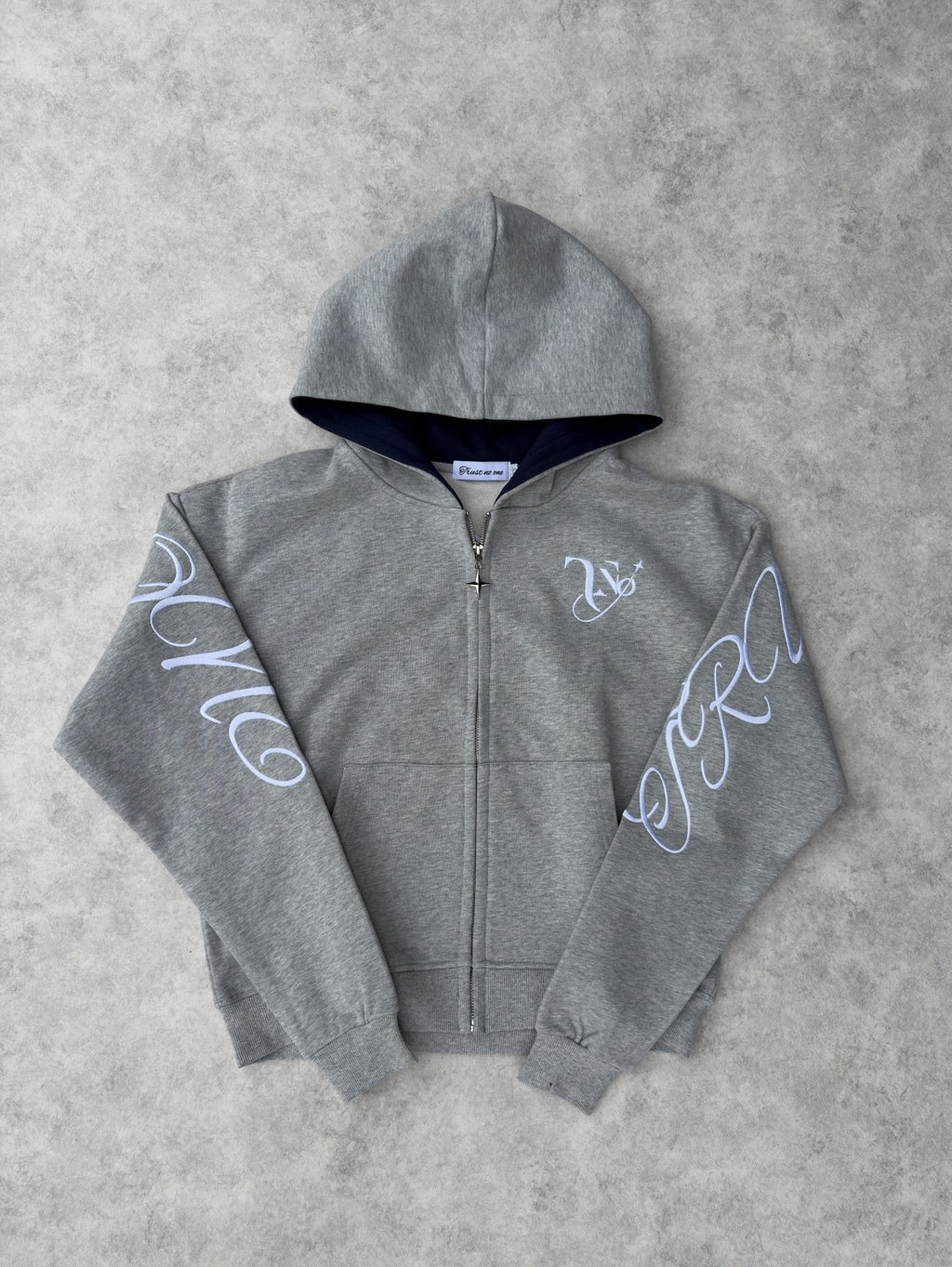 HEAVY WEIGHT ZIP "GREY"